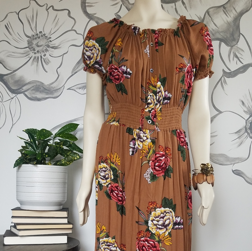 Plus Size Floral Dress